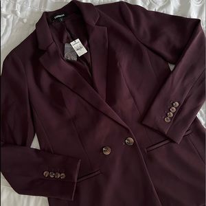 Oversized double breasted blazer